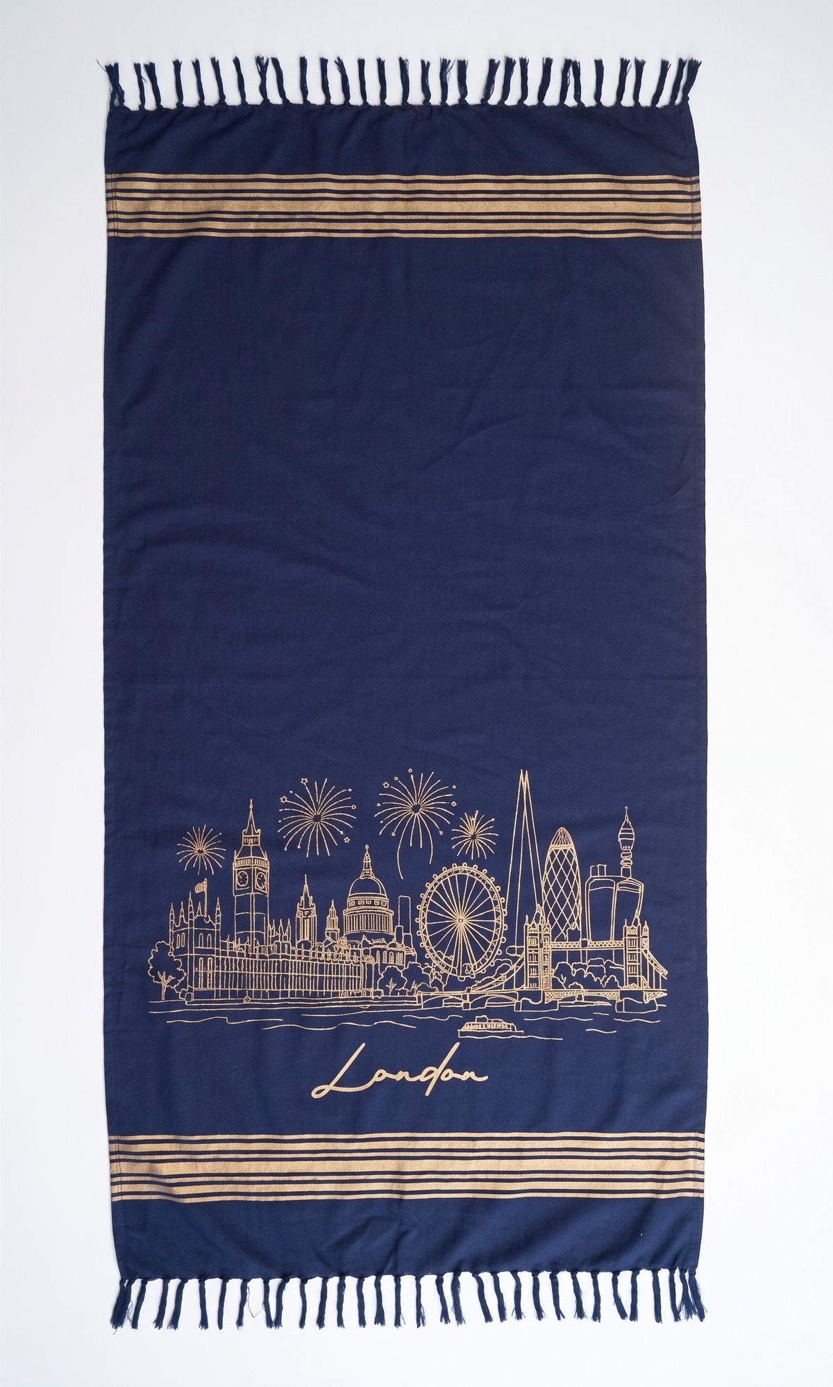 London Skyline Turkish Towel