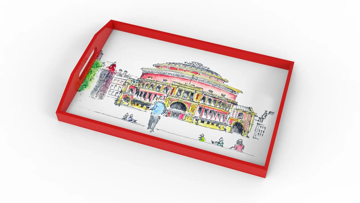 Medium Lacquer Tray - Albert Hall