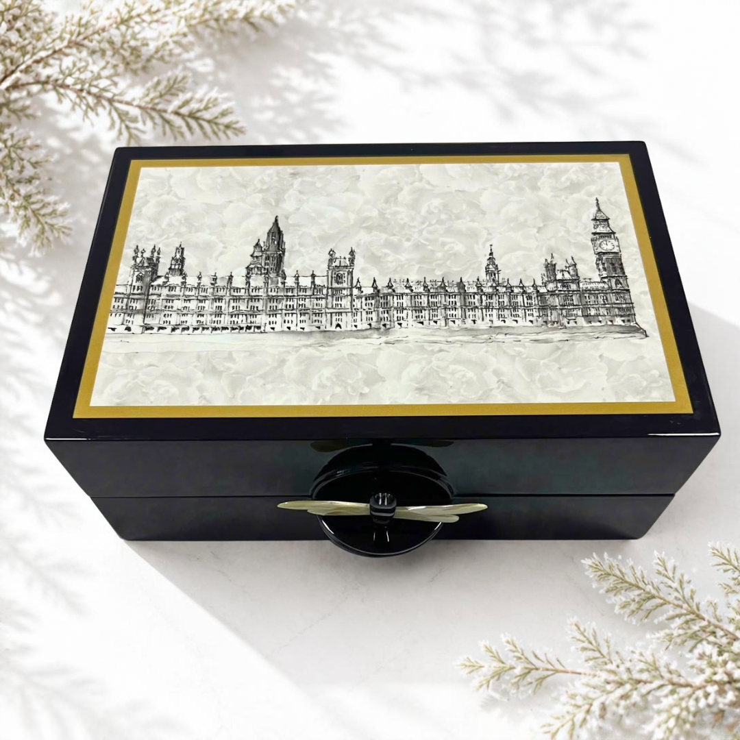 Lacquer Memory Box - Palace of Westminster