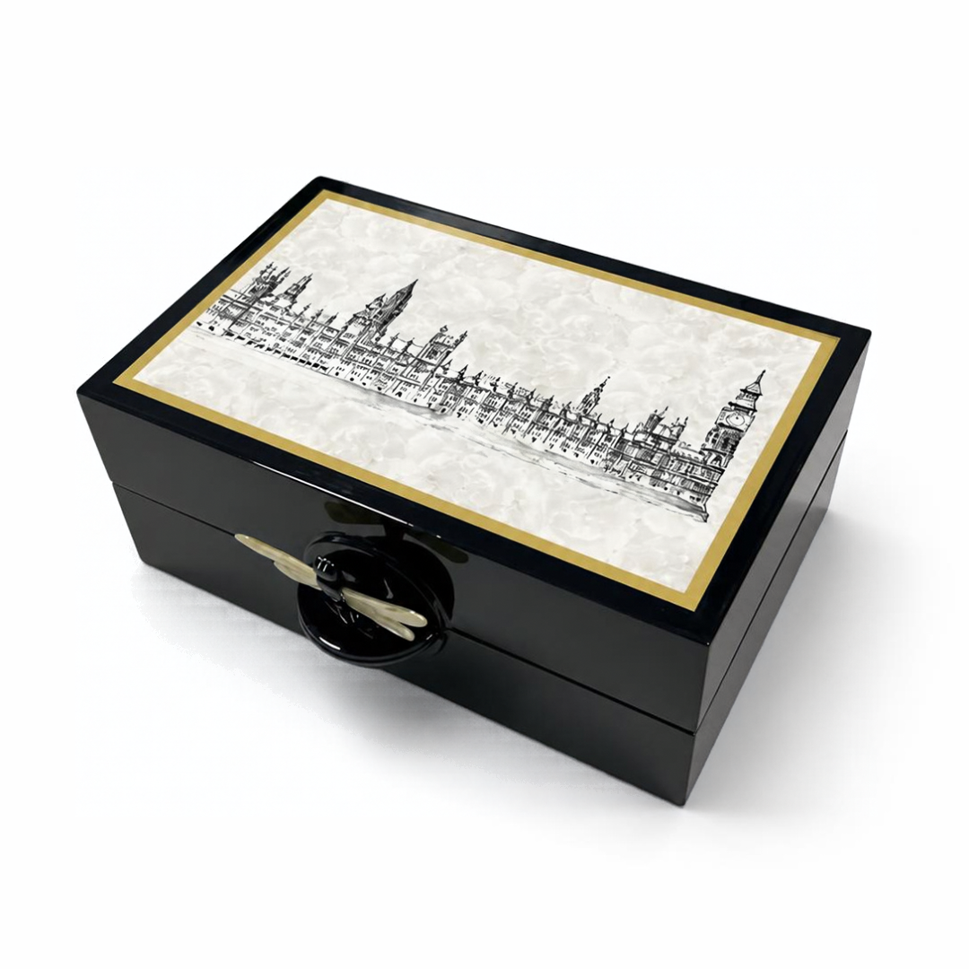 Lacquer Memory Box - Palace of Westminster