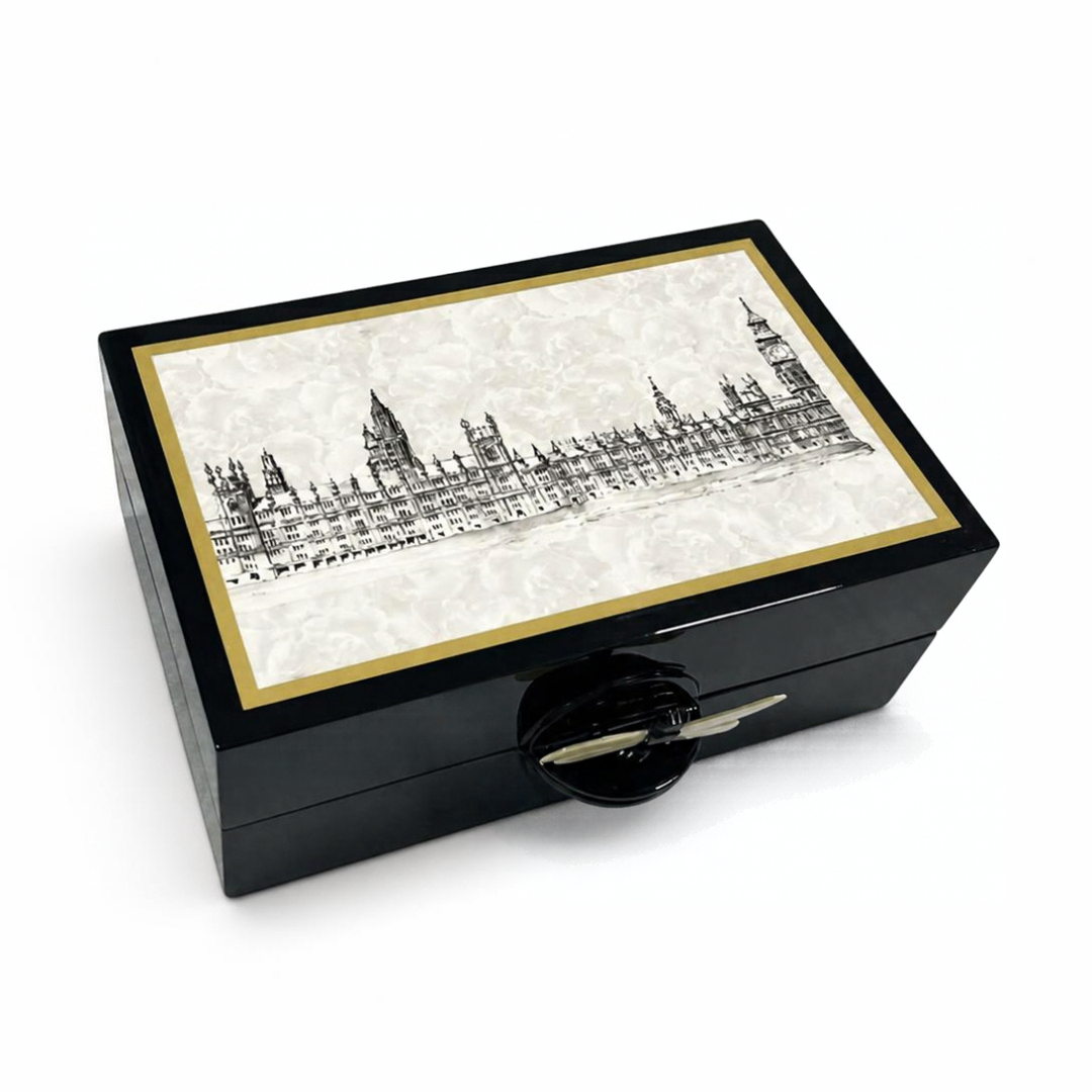Lacquer Memory Box - Palace of Westminster