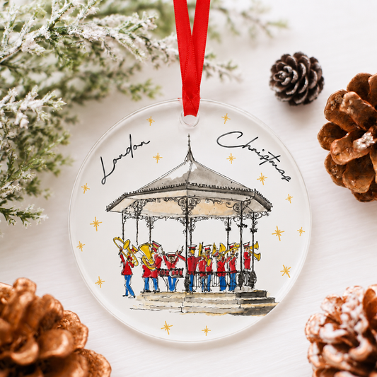 Glass Ornament - Bandstand