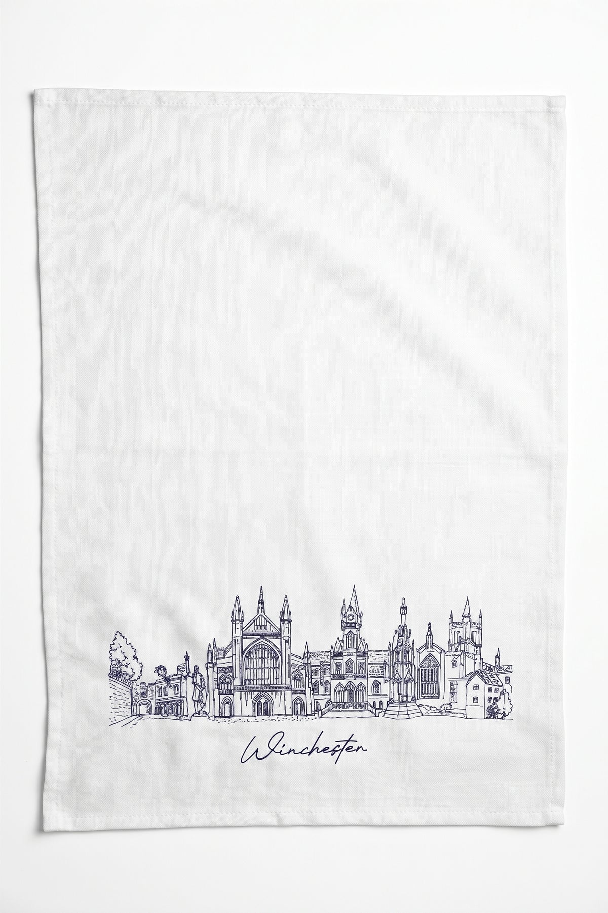 Winchester Tea Towel (White)