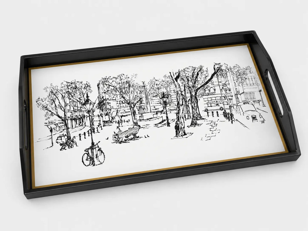 Medium Lacquer Tray - Sloane Square