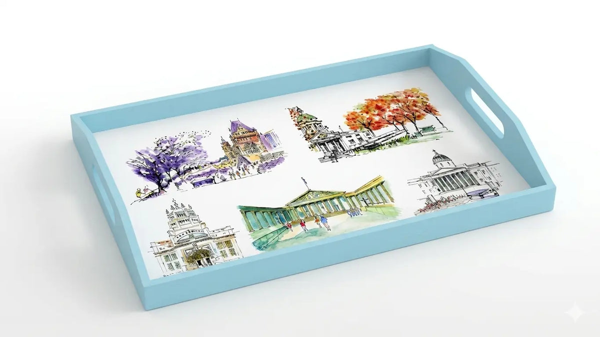 Medium Lacquer Tray - Museums of London