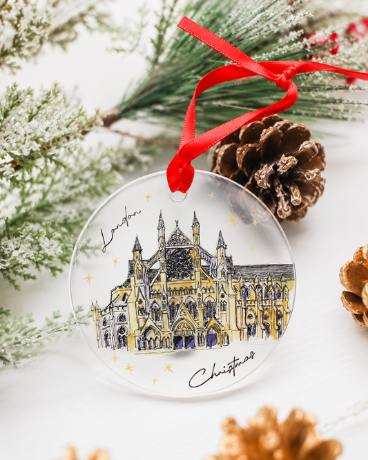 Glass Ornament - Westminster Abbey