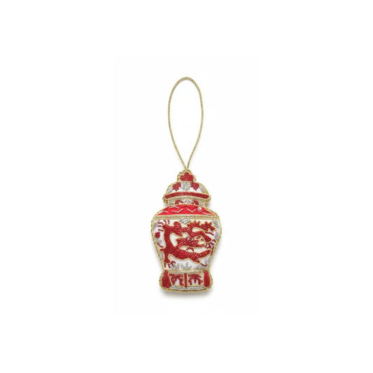 Embroidered Ornament – Chinese Ginger Jar