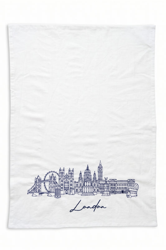 London Skyline Tea Towel